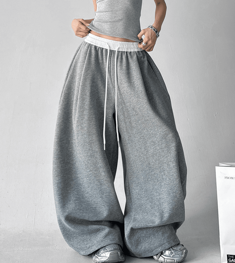 Oversized Waistband & Drawstring Sweatpants - COPPING THREADS - CT Select