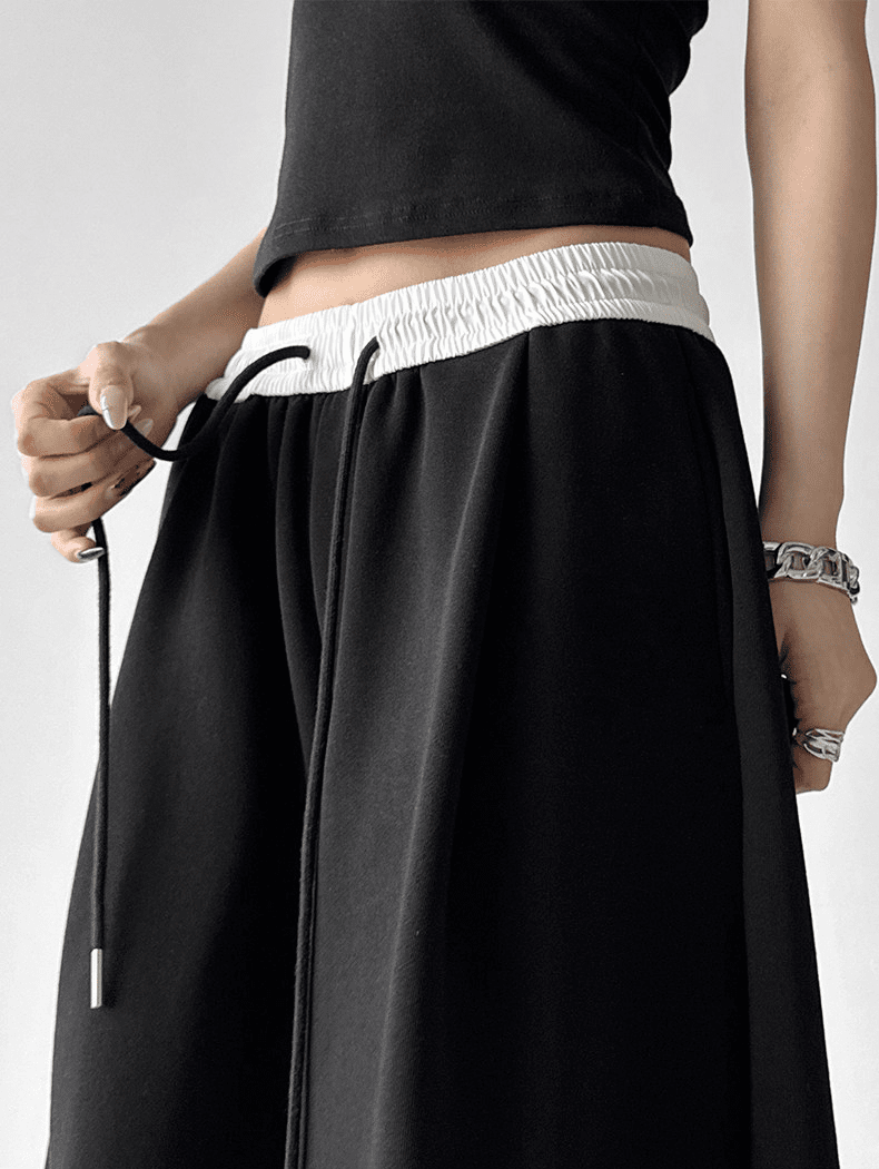 Oversized Waistband & Drawstring Sweatpants - COPPING THREADS - CT Select