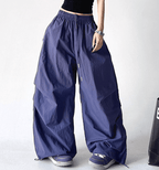 Oversized Wide - Leg Drawstring Cargo Pants - COPPING THREADS - CT Select