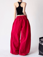 Oversized Wide - Leg Drawstring Cargo Pants - COPPING THREADS - CT Select