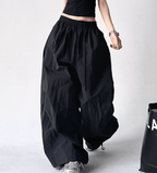 Oversized Wide - Leg Drawstring Cargo Pants - COPPING THREADS - CT Select