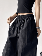 Oversized Wide - Leg Drawstring Cargo Pants - COPPING THREADS - CT Select