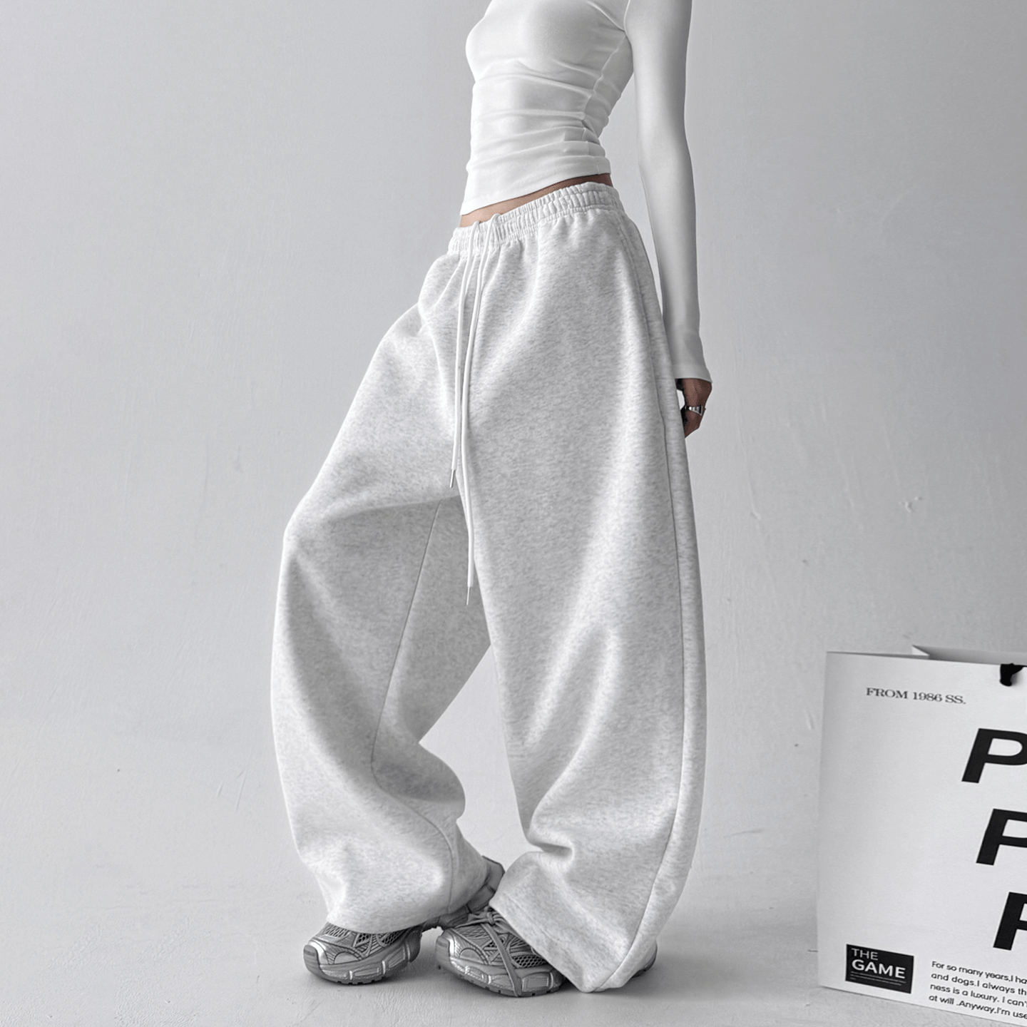 Oversized Wide‑Leg Sweatpants - COPPING THREADS - CT Select