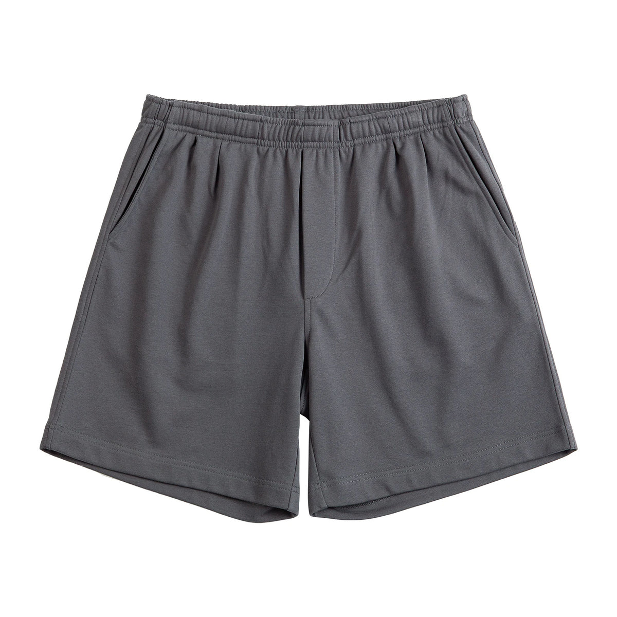 IDLT shorts, dark gray front.
