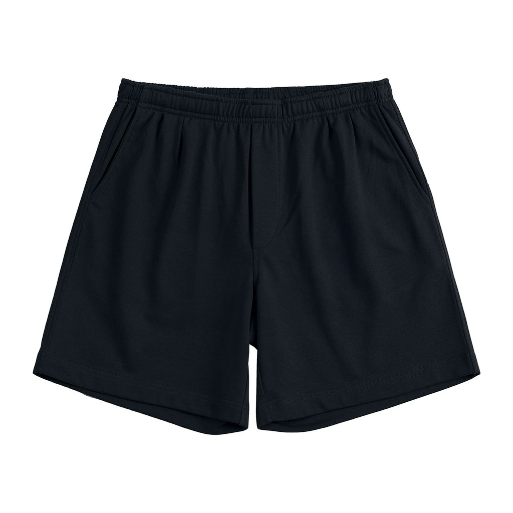 IDLT shorts, black front.