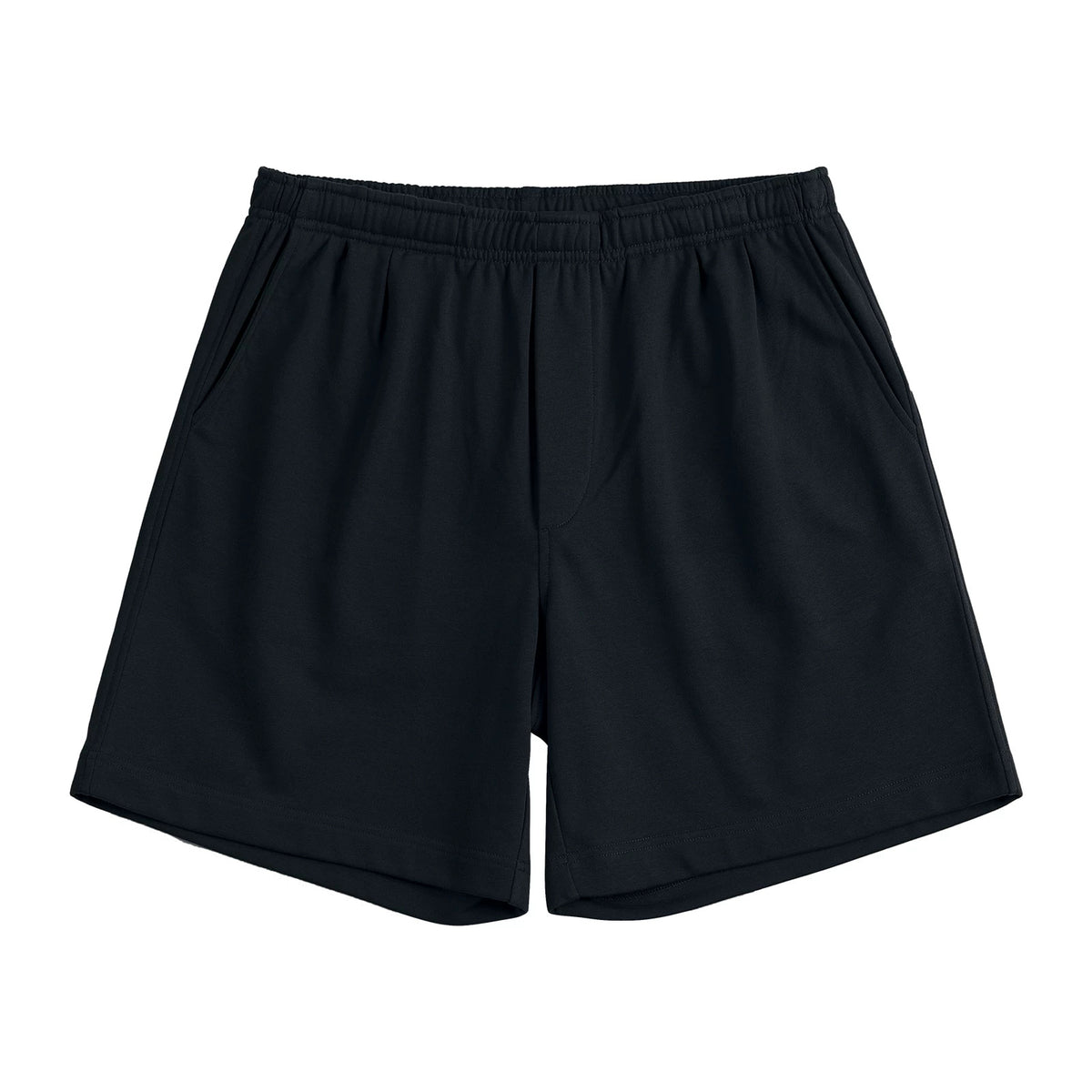 IDLT shorts, black front.