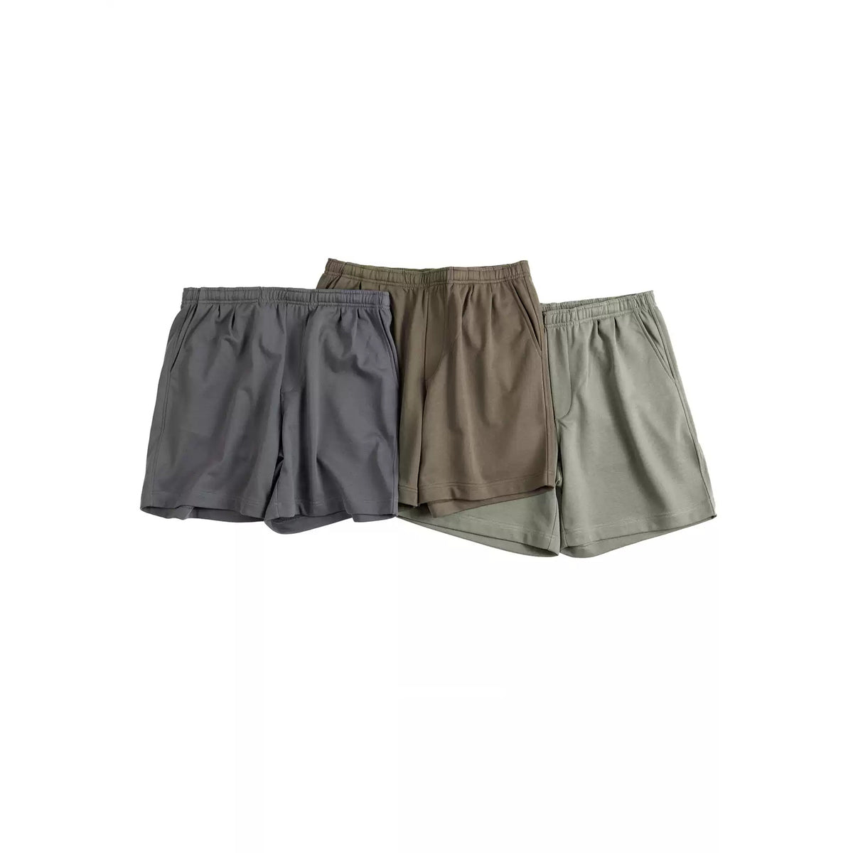 IDLT shorts, layered color lineup.