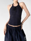 Padded Halter-Tie Fitted Tank Top - CT2905 - COPPING THREADS - CT ORIGINALS