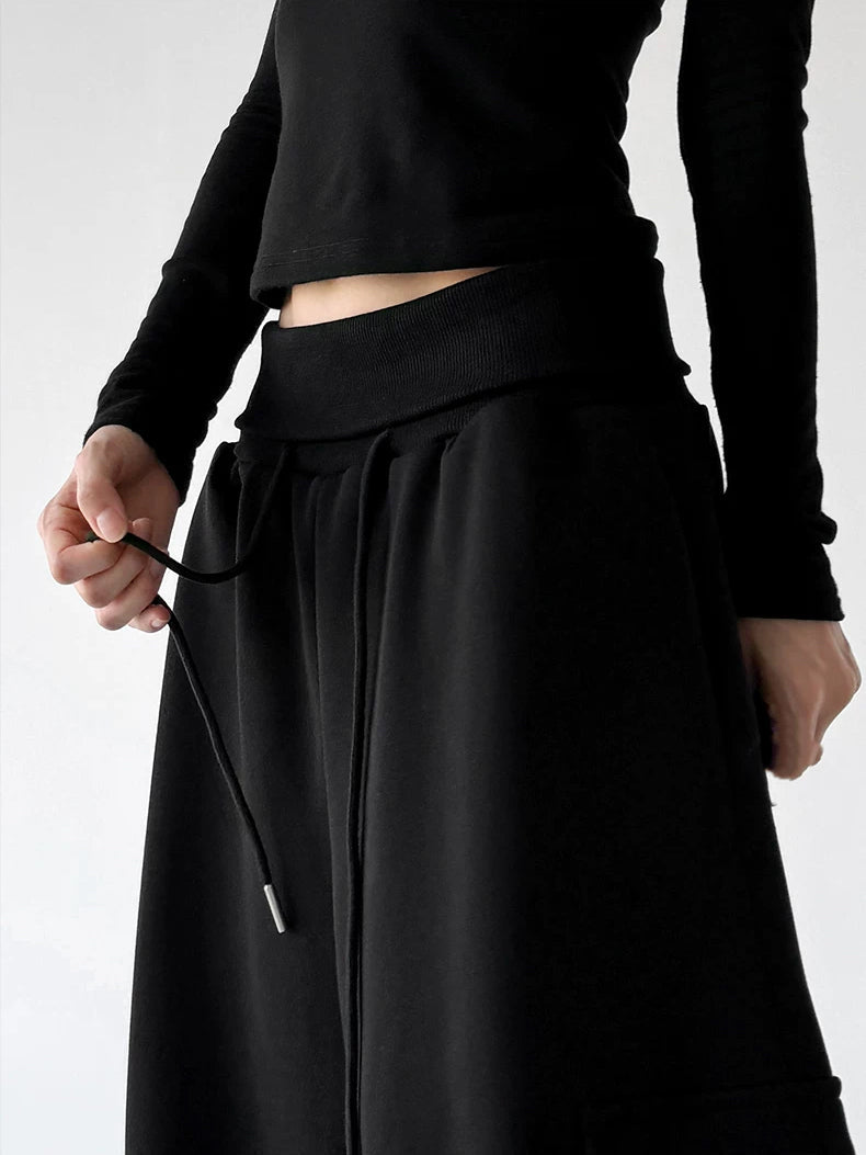 Panel-Pocket Wide-Leg Sweatpants - COPPING THREADS - CT ORIGINALS