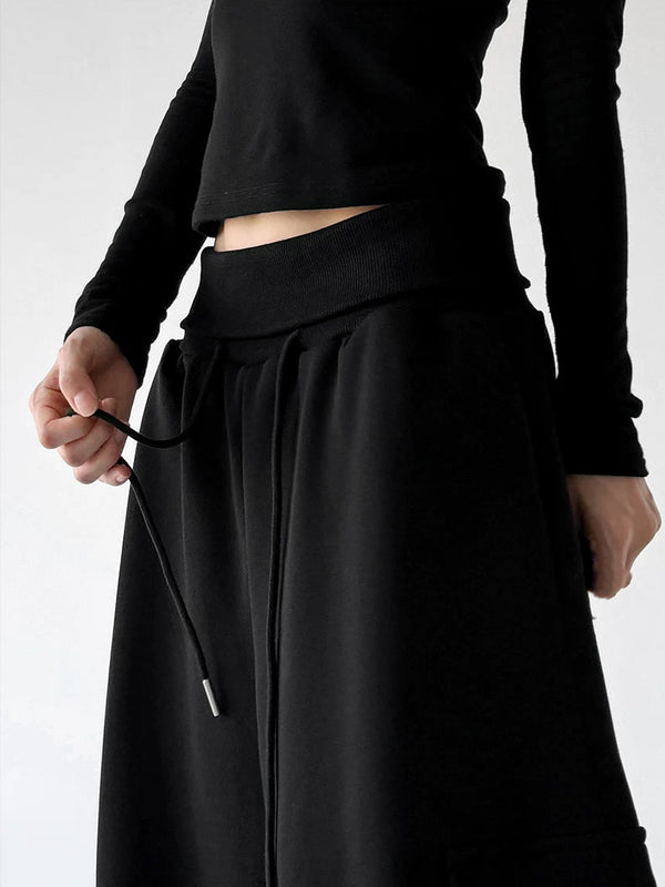 Panel-Pocket Wide-Leg Sweatpants - COPPING THREADS - CT ORIGINALS