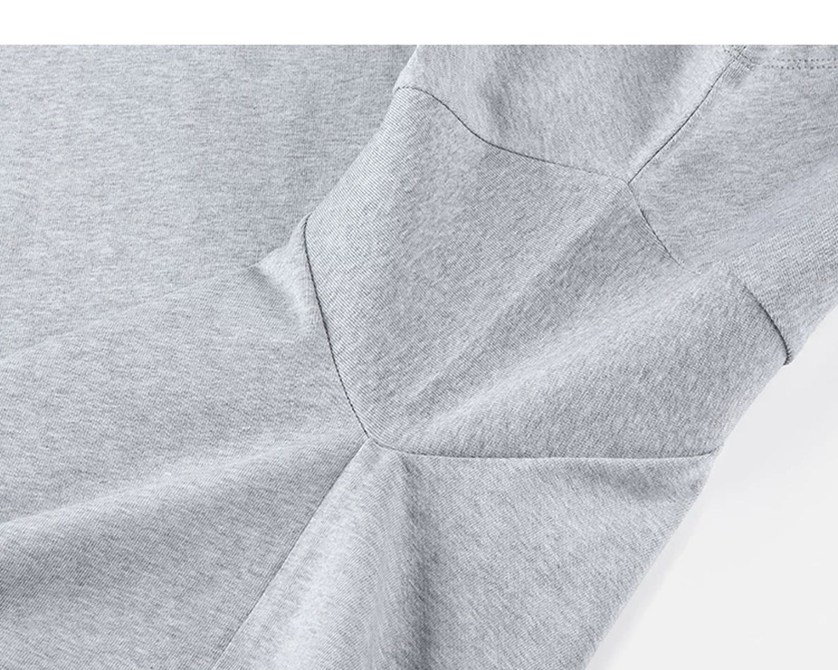 Paneled Boxy Mock-Neck Tee - COPPING THREADS - IDLT