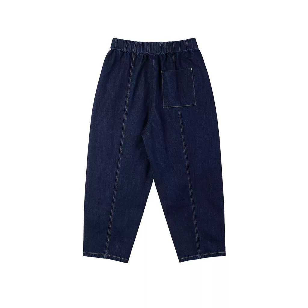 Paneled Tapered Jeans - COPPING THREADS - IDLT