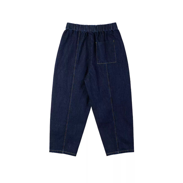Paneled Tapered Jeans - COPPING THREADS - IDLT