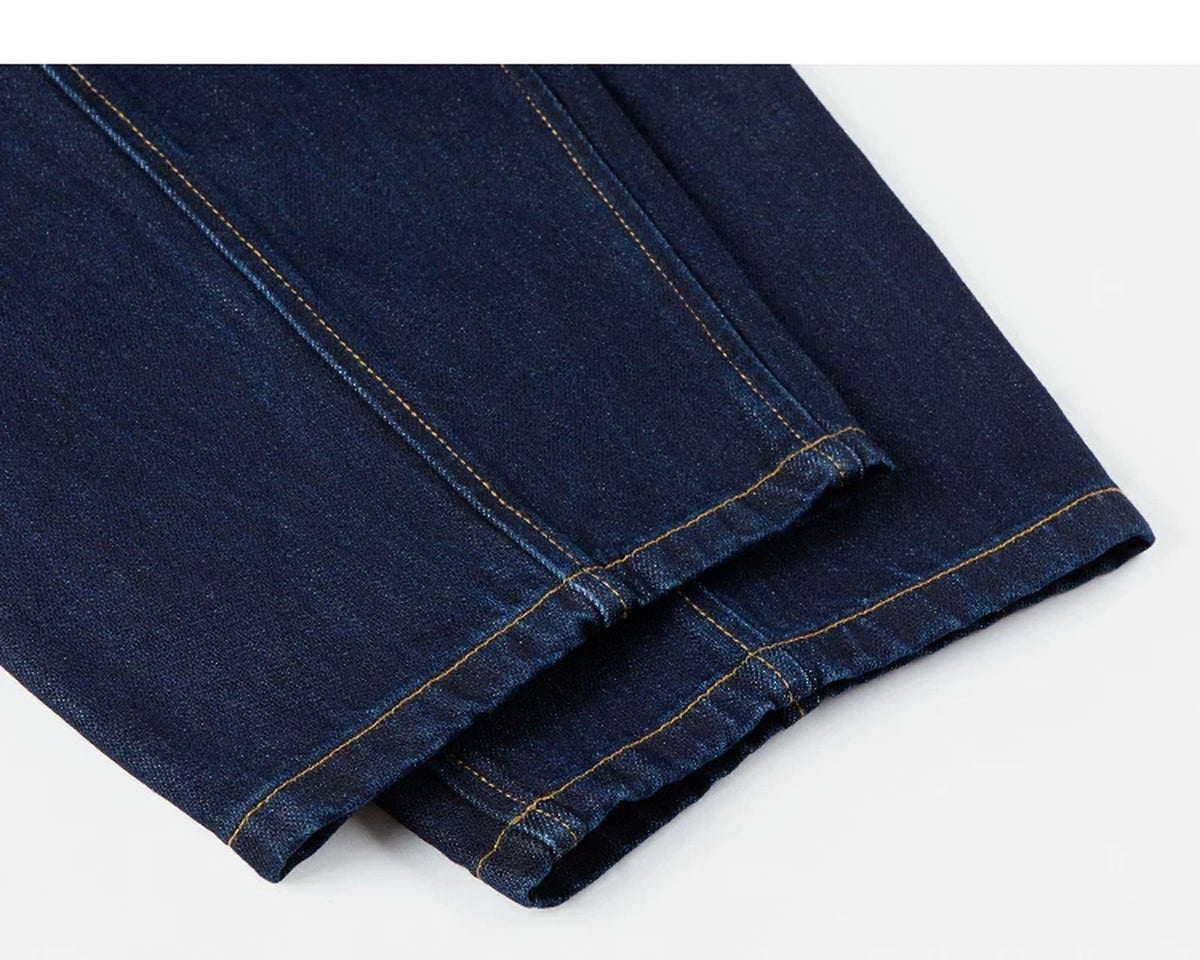 Paneled Tapered Jeans - COPPING THREADS - IDLT