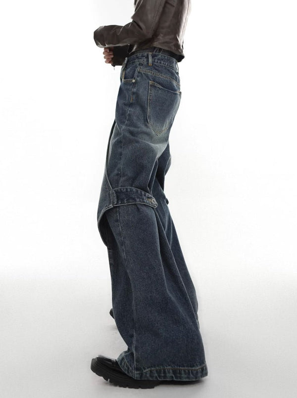 Panelled Convertible-Flare Jeans - COPPING THREADS - Argue Culture