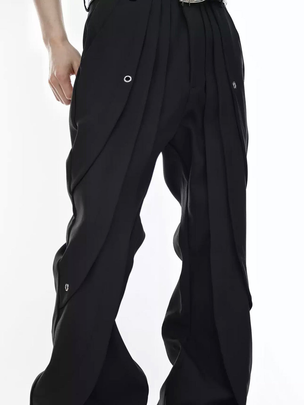 Panelled Flared Tailored Pants - COPPING THREADS - Argue Culture
