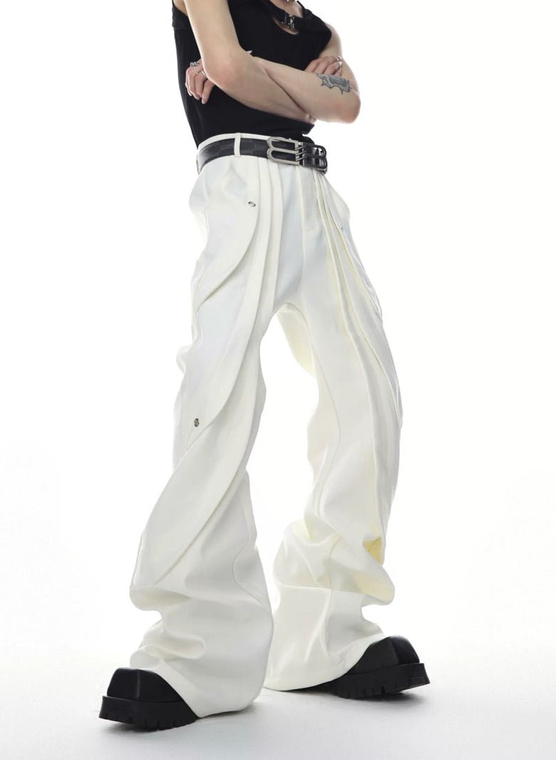 Panelled Flared Tailored Pants - COPPING THREADS - Argue Culture