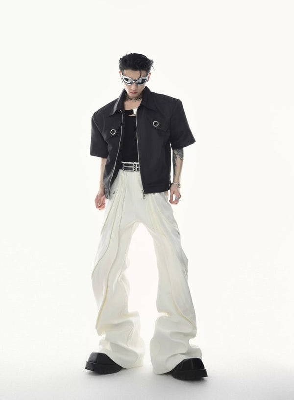 Panelled Flared Tailored Pants - COPPING THREADS - Argue Culture