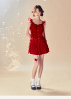 "Passionate Summer Romance" Red Cami Dress - COPPING THREADS - SUNSETPARK