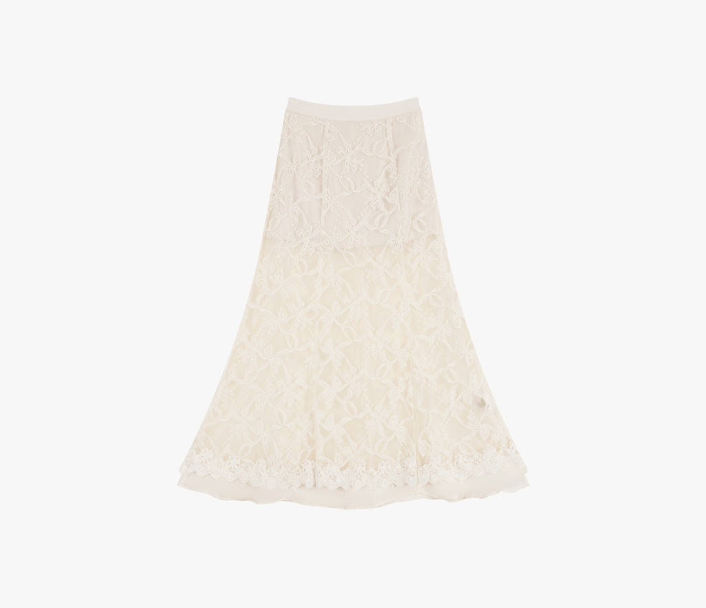 Pastel Cartoon Bunny Tee & Sheer Lace Skirt Set - COPPING THREADS - LulusMiracle