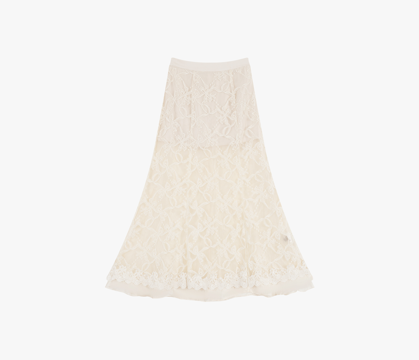 Pastel Cartoon Bunny Tee & Sheer Lace Skirt Set - COPPING THREADS - LulusMiracle