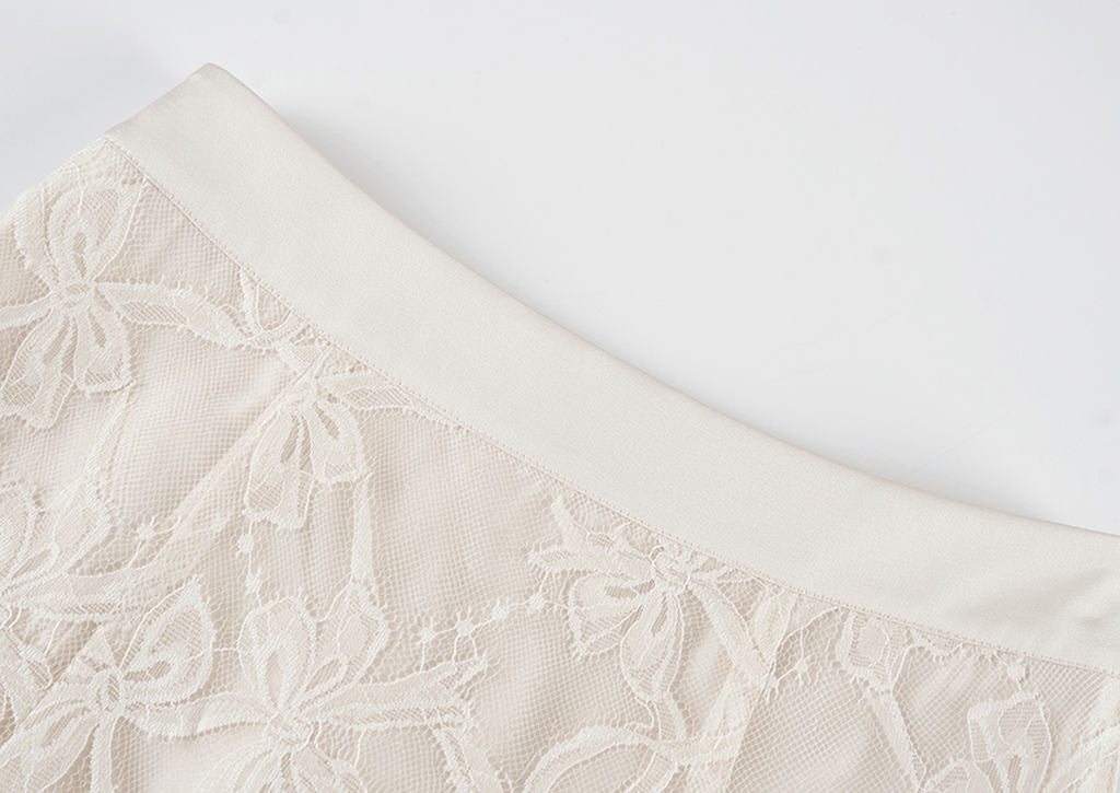 Pastel Cartoon Bunny Tee & Sheer Lace Skirt Set - COPPING THREADS - LulusMiracle