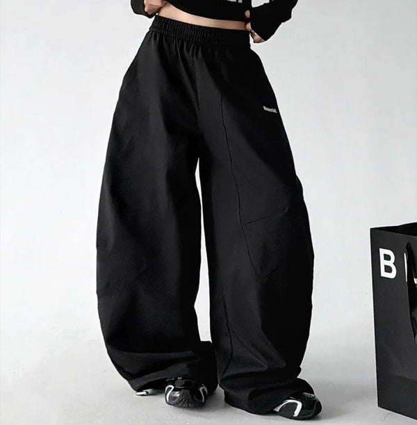 Patch-Pocket Rounded Wide-Leg Sweatpants - COPPING THREADS - CT ORIGINALS
