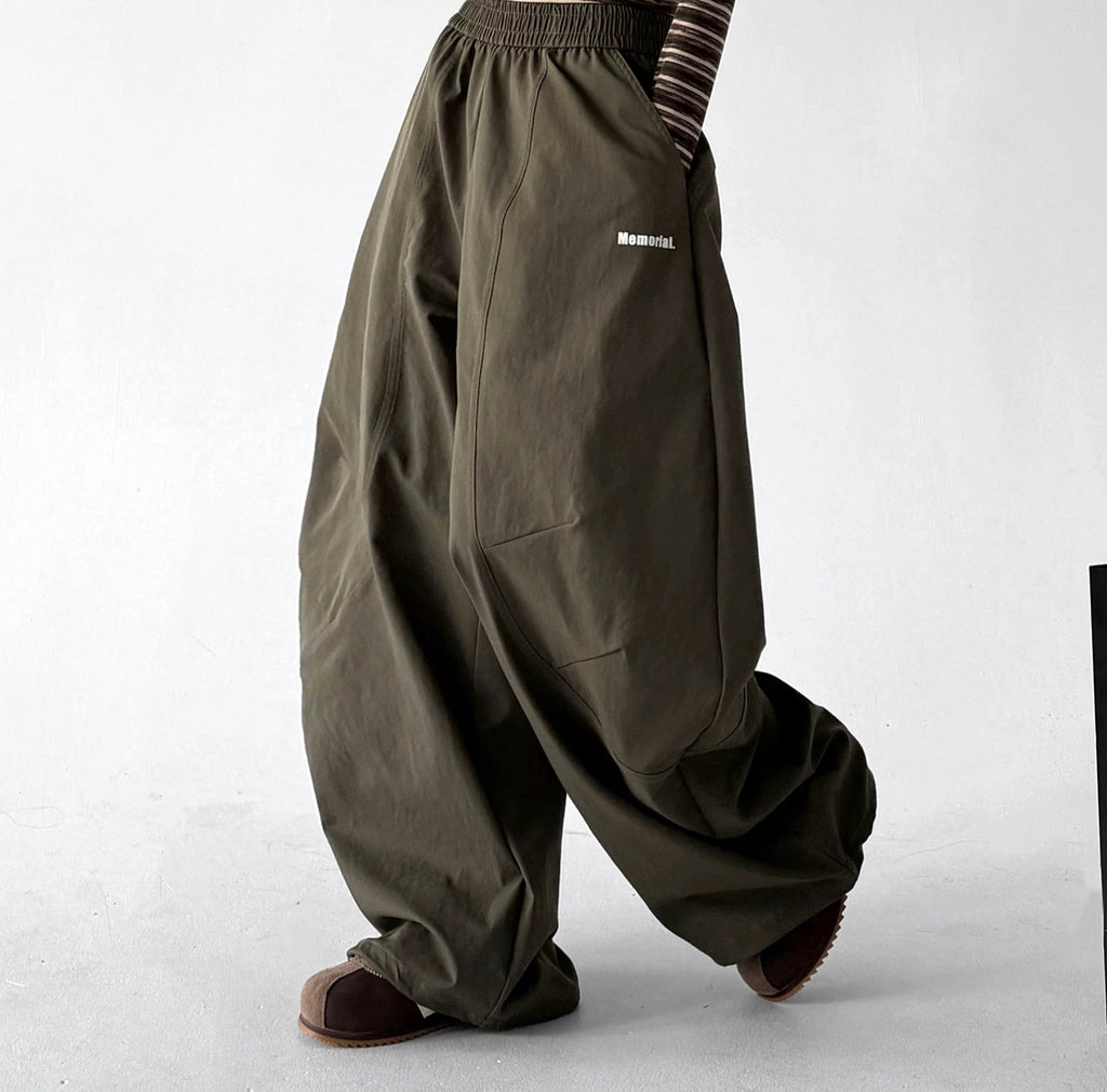Patch-Pocket Rounded Wide-Leg Sweatpants - COPPING THREADS - CT ORIGINALS