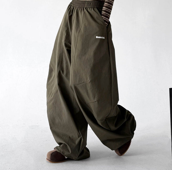 Patch-Pocket Rounded Wide-Leg Sweatpants - COPPING THREADS - CT ORIGINALS