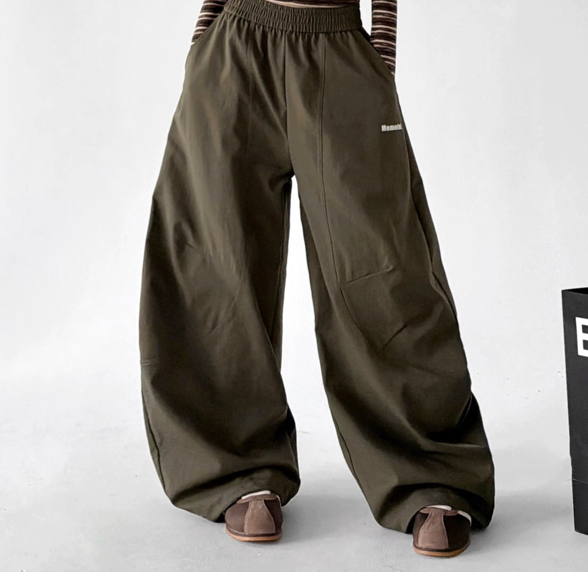 Patch-Pocket Rounded Wide-Leg Sweatpants - COPPING THREADS - CT ORIGINALS Main image