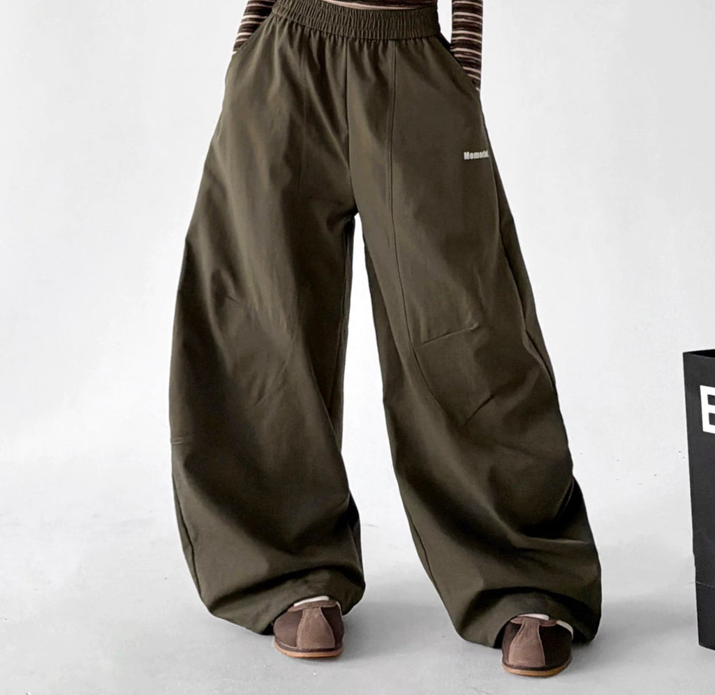 Patch-Pocket Rounded Wide-Leg Sweatpants - COPPING THREADS - CT ORIGINALS