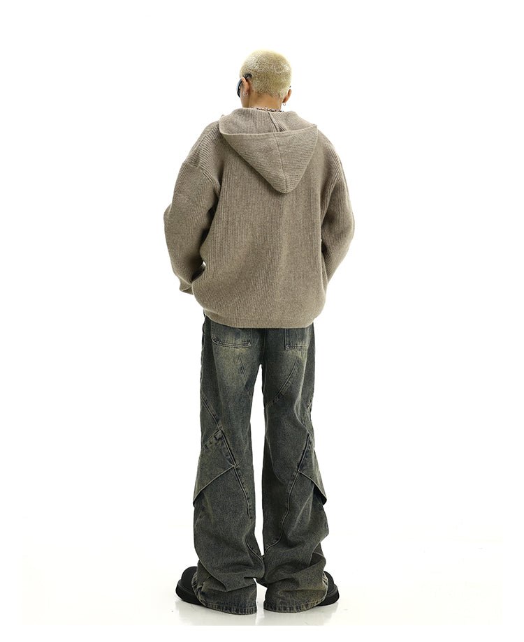 Patchwork Irregular Washed Denim - COPPING THREADS - CT Select