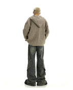 Patchwork Irregular Washed Denim - COPPING THREADS - CT Select