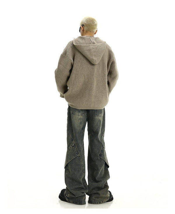 Patchwork Irregular Washed Denim - COPPING THREADS - CT Select