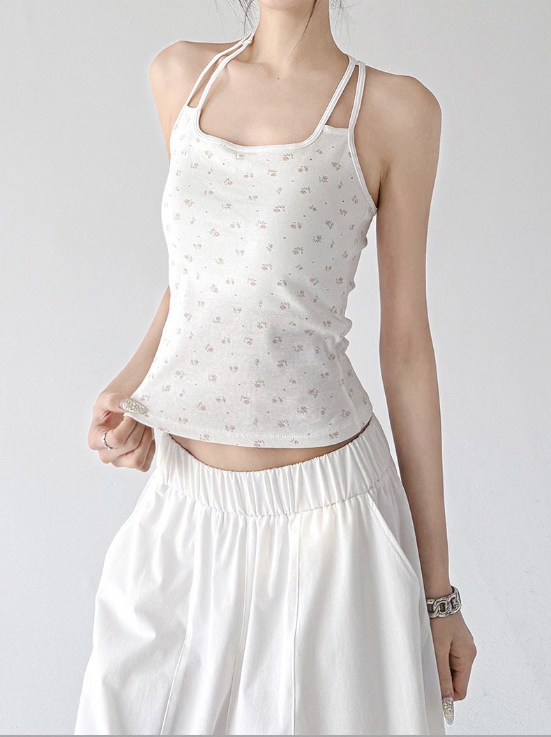 Patterned Padded Racerback Tank Top - CT005 - COPPING THREADS - CT ORIGINALS
