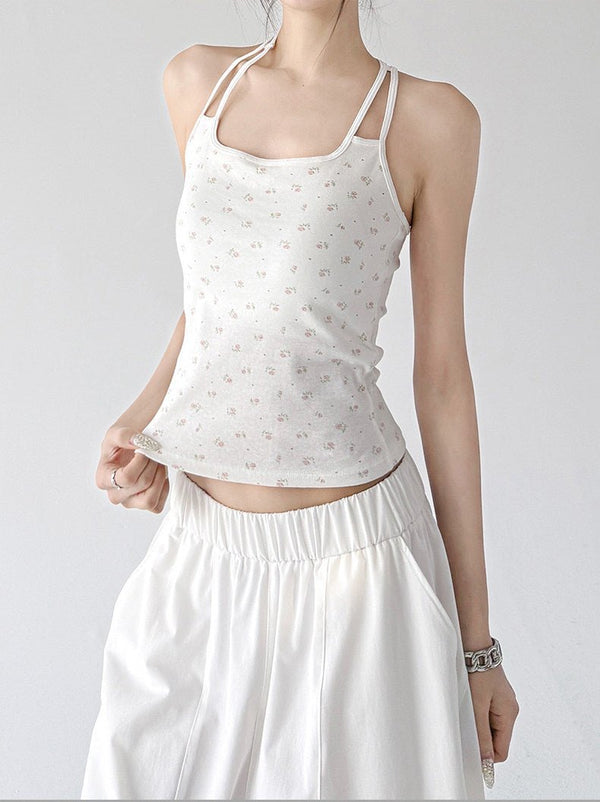 Patterned Padded Racerback Tank Top - CT005 - COPPING THREADS - CT ORIGINALS