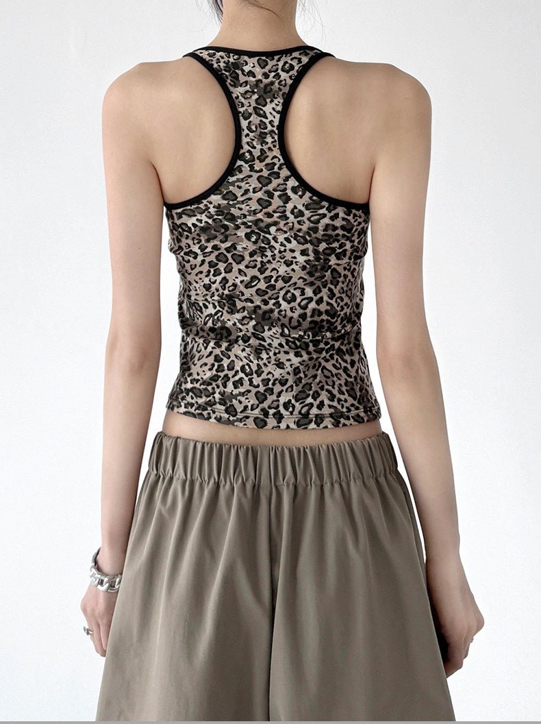 Patterned Padded Racerback Tank Top - CT005 - COPPING THREADS - CT ORIGINALS