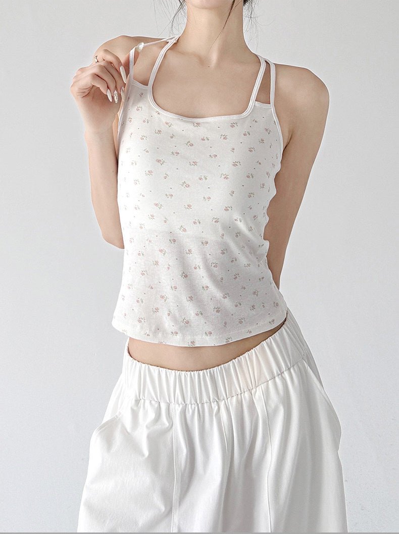 Patterned Padded Racerback Tank Top - CT005 - COPPING THREADS - CT ORIGINALS