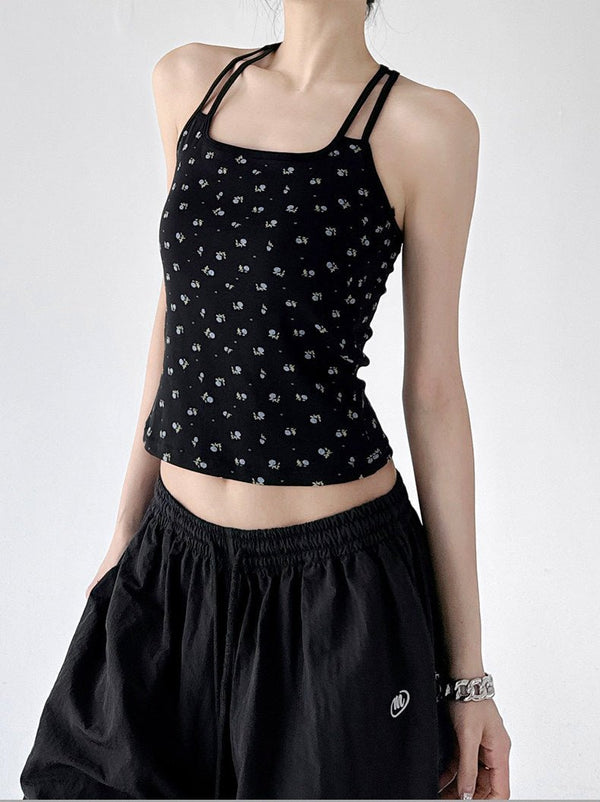 Patterned Padded Racerback Tank Top - CT005 - COPPING THREADS - CT ORIGINALS