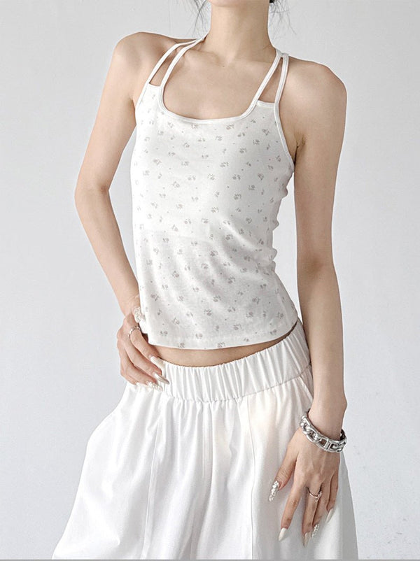 Patterned Padded Racerback Tank Top - CT005 - COPPING THREADS - CT ORIGINALS