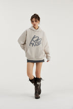 PAWY Letter Puff Print Hoodie - COPPING THREADS - CT Select