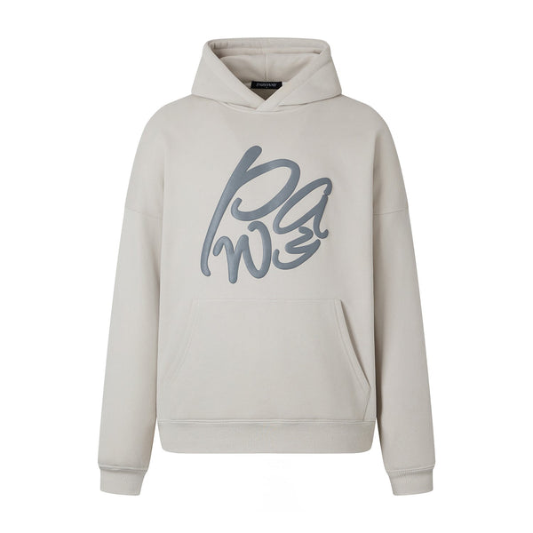PAWY Letter Puff Print Hoodie - COPPING THREADS - CT Select