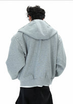Pearl - Accented Oversized Hoodie - COPPING THREADS - ArguE CulturE