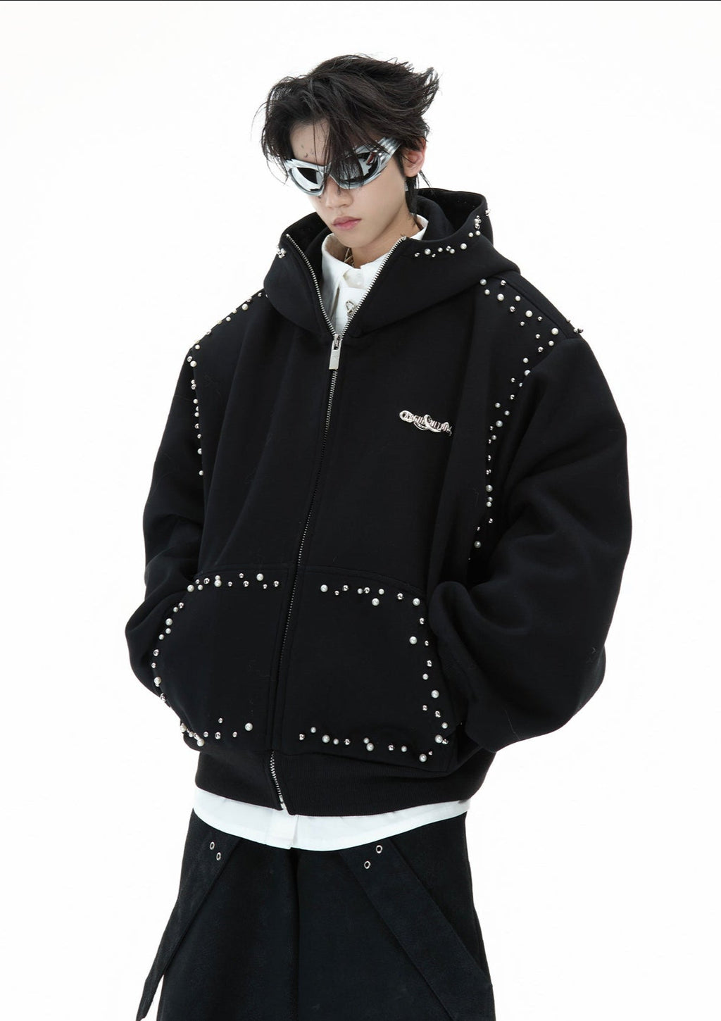 Pearl - Accented Oversized Hoodie - COPPING THREADS - ArguE CulturE