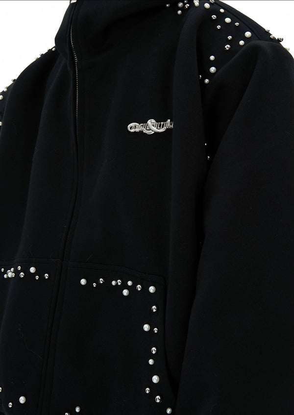 Pearl - Accented Oversized Hoodie - COPPING THREADS - ArguE CulturE