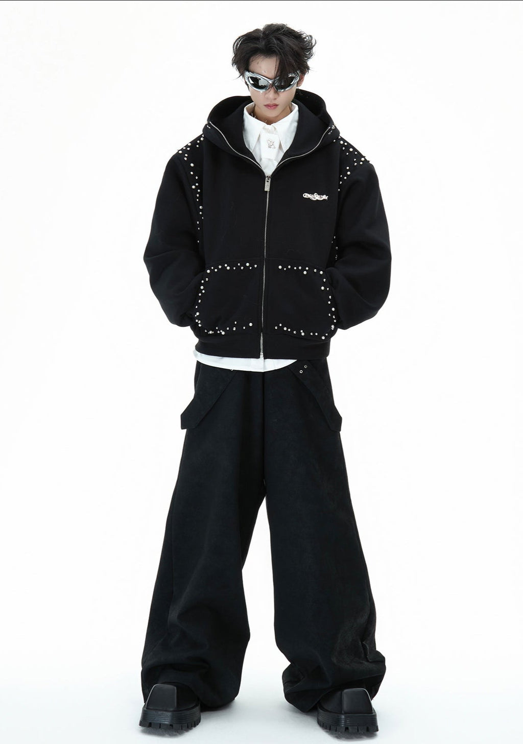 Pearl - Accented Oversized Hoodie - COPPING THREADS - ArguE CulturE