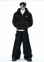 Pearl - Accented Oversized Hoodie - COPPING THREADS - ArguE CulturE