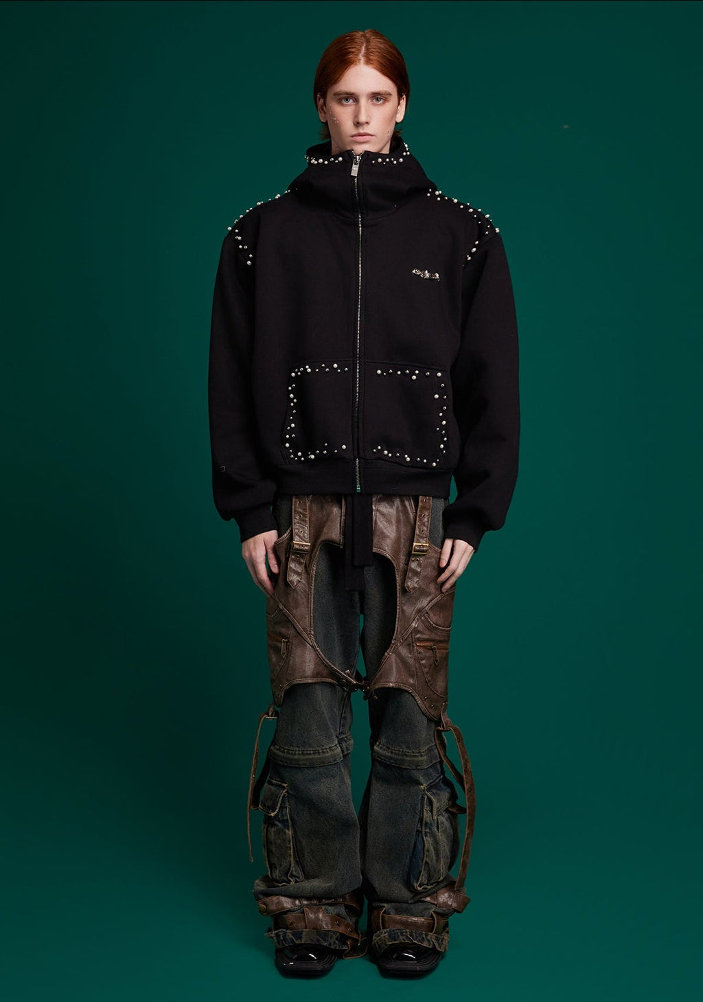 Pearl - Accented Oversized Hoodie - COPPING THREADS - ArguE CulturE