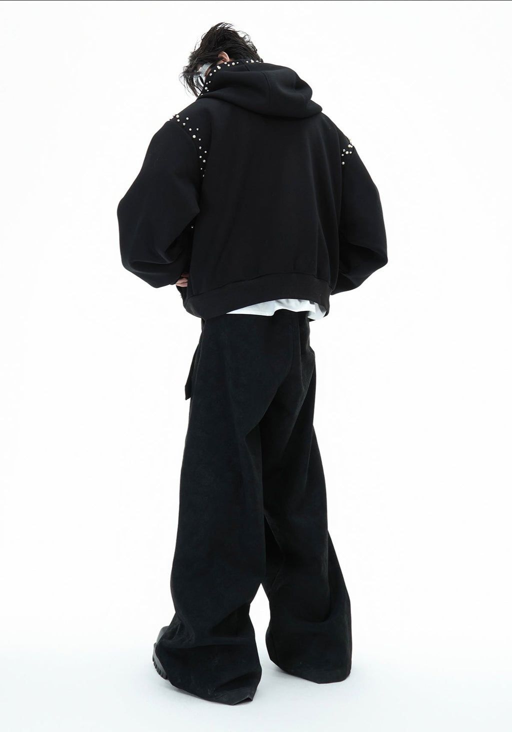 Pearl - Accented Oversized Hoodie - COPPING THREADS - ArguE CulturE