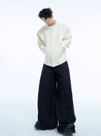 Pearl - Embellished Collar Cardigan Sweater - COPPING THREADS - ArguE CulturE